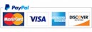 Paypal for Mastercard, Visa, Amex, Discover