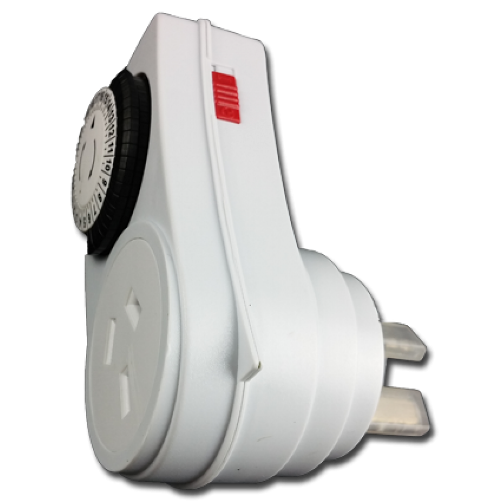 24hr Timer Plugs In Saves Power!