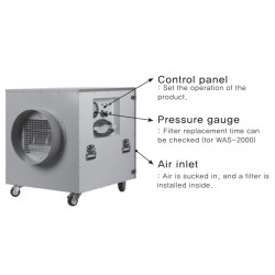 WAS 3400 HEPA Air Scrubber| 3400m3/hr Triple Filter WAS 3400 HEPA Air Scrubber| 3400m3/hr Triple Filter