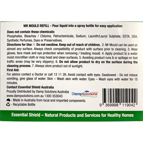Mr.Mould Deluxe Spray Kit + Deodoriser Vanilla Fresh Spray + Essential Oil |Includes FREE Mask + Gloves- SAVE $10! Mr.Mould Deluxe Spray Kit + Deodoriser Vanilla Fresh Spray + Essential Oil |Includes FREE Mask + Gloves- SAVE $10!