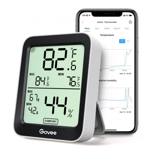 Govee H5075 Bluetooth Hygrometer Thermometer – Temperature & Humidity Monitor Govee H5075 Bluetooth Hygrometer Thermometer – Temperature & Humidity Monitor