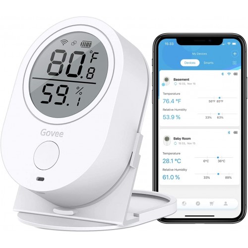 Govee_Wifi Humidity/Temp Monitor | Iphone Android Compatable Govee_Wifi Humidity/Temp Monitor | Iphone Android Compatable