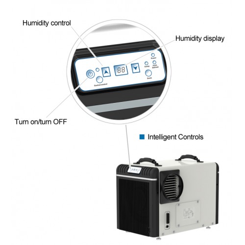 ALR-HDi90L Commercial 90L/day Ductable Dehumidifier ALR-HDi90L Commercial 90L/day Ductable Dehumidifier