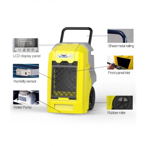 ALR-PRO70 "LOW STOCKS" Ductable Portable 70L/day LGR Dehumidifier-Coated Coils ALR-PRO70 "LOW STOCKS" Ductable Portable 70L/day LGR Dehumidifier-Coated Coils
