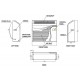 Wall or floor mount Dehumidifier PRO SP1000c (coated coils) up to 100L/day+wifi Wall or floor mount Dehumidifier PRO SP1000c (coated coils) up to 100L/day+wifi