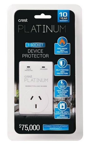 Crest Surge Protector with $50K warranty