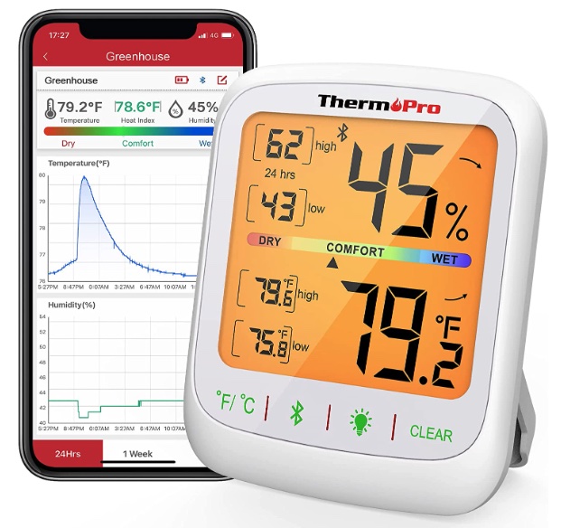 Use a temp Humidity meter to measure levels in your garage